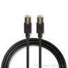 Nedis CAT6 F/UTP Data Cable, 3M, black, RJ45 (8P8C) Male | RJ45 (8P8C) Male