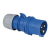 PCE CEE 16A 240V 3P powerplug male blue IP44