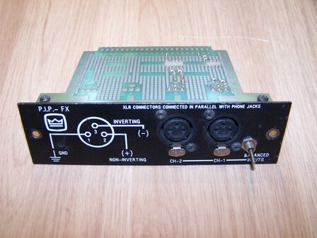 Crown P.I.P.-FX (programmable Input Processor) input card for Macrotech series