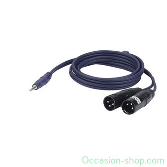 DAP FL46 - stereo mini Jack &gt; 2 XLR/M 3 p. y-split audio cable 3M