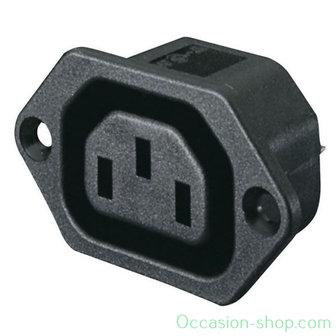 Showtec IEC Euro Female Chassis power connector