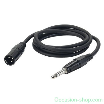 DAP FL04 - balanced XLR/M 3 p.  Jack stereo audio cable 1,5M