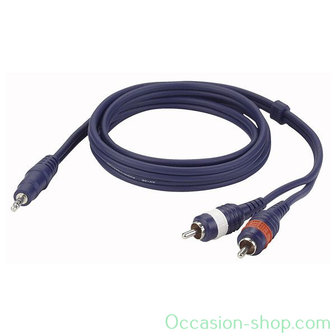 DAP FL30 - Stereo mini jack  2x RCA male L/R 6M audio cable