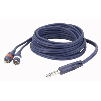 DAP FL33 - mono Jack to 2 RCA male L/R 3M