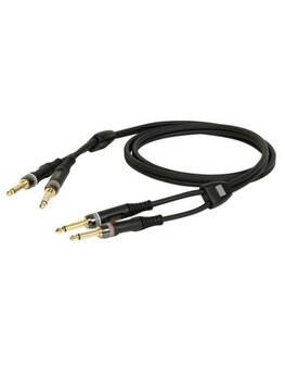 DAP XGL13 - 2x mono Jack L/R &lt; &gt; 2x mono Jack L/R audio cable 75 cm