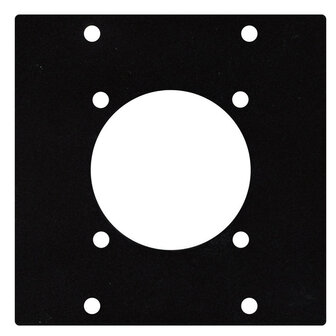 DAP Masterpanel Schuko / WCD Panel, 2 segments, black
