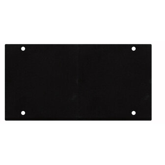 DAP Masterpanel Blank panel, 4 segments, black