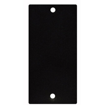 DAP Masterpanel Blank panel, 1 segment, black