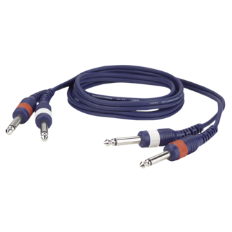 DAP FL22 - 2x mono Jack L/R &lt; &gt; 2x mono Jack L/R 6M audio cable