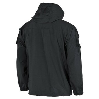 MFH US Soft Shell Jacket, Black GEN III, Level 5