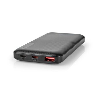 Nedis Draagbare Powerbank 10.000 mAh zwart