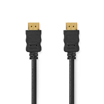 Nedis High Speed ​​HDMI&trade; videokabel met Ethernet, 4K@60Hz, ARC, 18 Gbps, 1.50 m