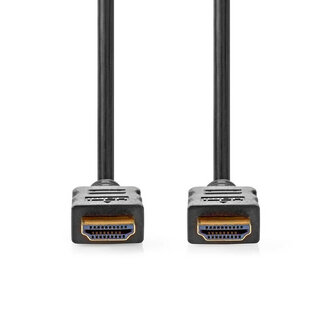 Nedis High Speed ​​HDMI&trade; videokabel met Ethernet, 4K@60Hz, ARC, 18 Gbps, 1.50 m