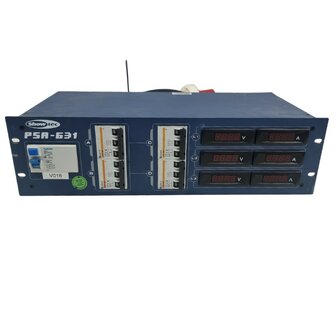 Showtec PSA-631 63A 380V stroomverdeler &gt; 4x 32A CEE 380V uit