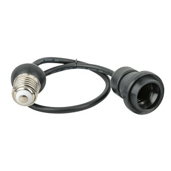 Showtec E27 Dropper / Verlengkabel 50cm voor Edison-serie