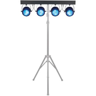 Showtec Luna Four Bar 60 T-bar - 4x 60W RGBW COB LED Spot
