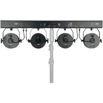 Showtec Luna Four Bar 60 T-bar - 4x 60W RGBW COB LED Spot