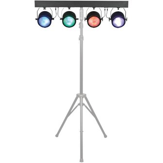 Showtec Luna Four Bar 60 T-bar - 4x 60W RGBW COB LED Spot