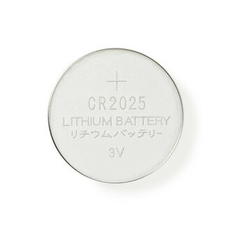 Nedis Lithium Knoopcelbatterij CR2025  3 V DC, 5-Pak
