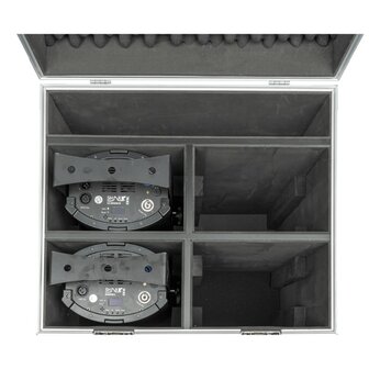Showtec Flightcase voor 4 x Shark Scan / Barrel