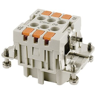 Ilme CSHF 06 6P multipin squich Insert female 6P-polig