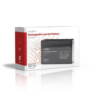 Nedis Batterie de plomb rechargeable 6V 10000 mAh