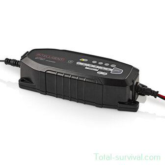 Nedis smart battery charger, 6/12/12.8 V DC 3.8A