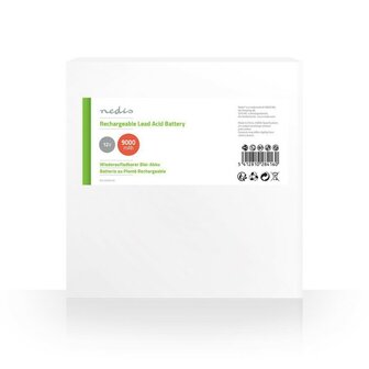 Nedis oplaadbare loodaccu 12V 9000 mAh