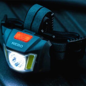 Nebo Einstein 250 LED headlamp IP44, 3x AAA