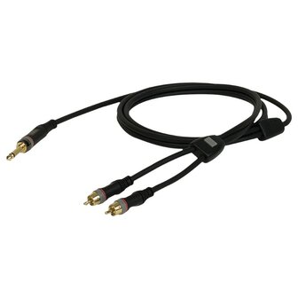 DAP Xcaliber XGL22 - 2x RCA Stecker < > Mono Jack 6,3 mm, 3 m Signalkabel