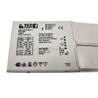 Artecta TCI elektronische ballast Hi EPC35/2 CDM - 5KV/39W