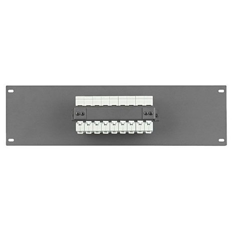 Showtec PDP-F9161 19" Power distribution Panel with 9x 16A MCB 1-pole