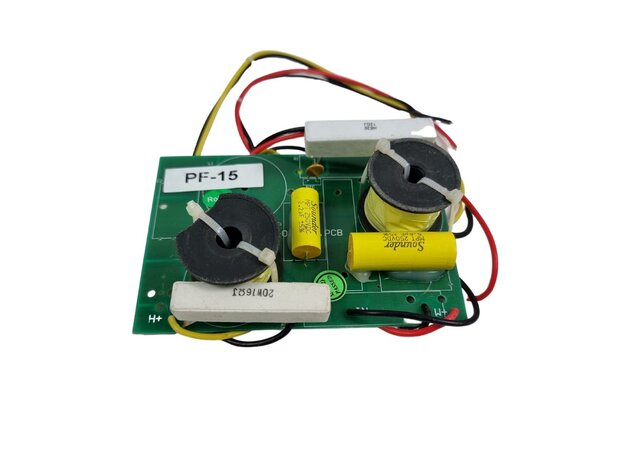 DAP 2-way crossover for PF-15 / RX-15 / SM-15 / AX-15, 350W 8 Ohm