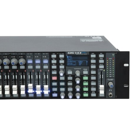 DAP GIG-143TAB 14-channel digital mixer 19" (8 mono, 3 stereo)