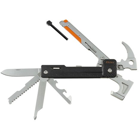 Roxon Rhino hamer multitool, RVS