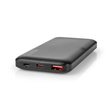 Nedis Portable Power Bank 10.000 mAh Schwarz