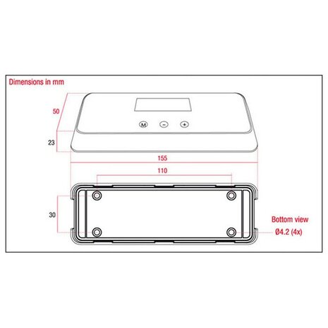 EldoLED LINEARdrive 100D DC 100W 4-channel RGB(W) LED PWM driver/dimmer 12-28V DC