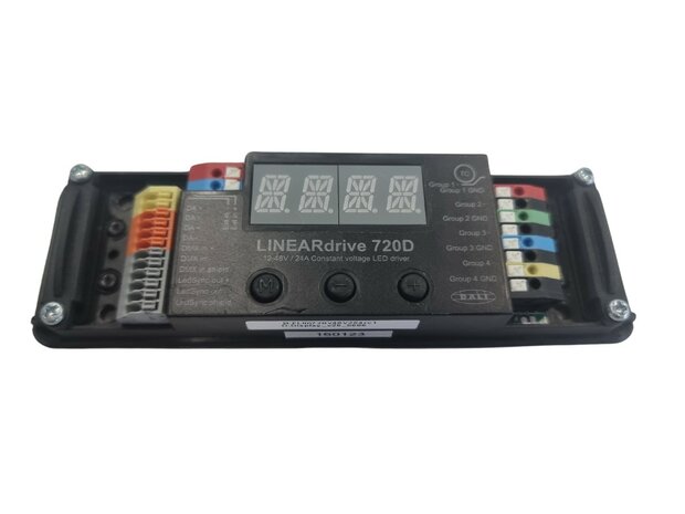 EldoLED LINEARdrive 720D DC 720W 4-channel RGB(W) LED PWM driver/dimmer 12-28V DC