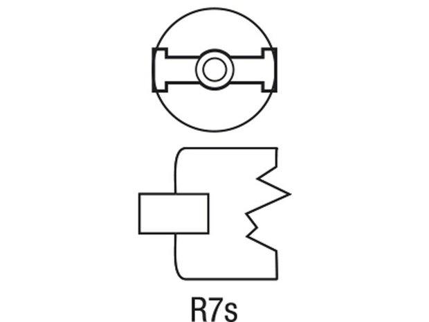 Tungsram R7S bulb 142.9 mm 230V 2000W double ended