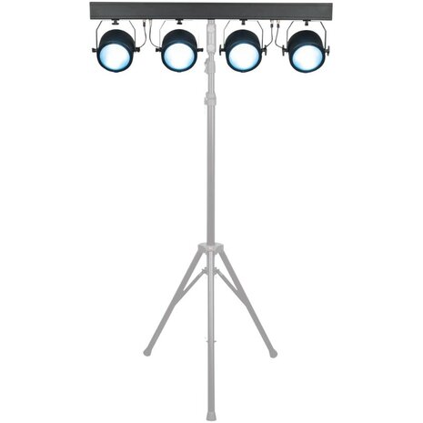 Showtec Luna Four Bar 60 T-bar - 4x 60W RGBW COB LED Spot