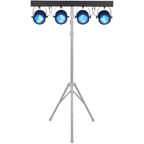 Showtec Luna Four Bar 60 T-bar - 4x 60W RGBW COB LED Spot