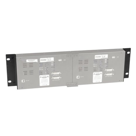 DMT 19" stalen beugels voor 2x DLD-84 monitor