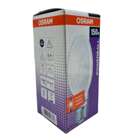 Osram Powerball HCI-E/P 150W / 830 WDL Coated 3000K, UV filter
