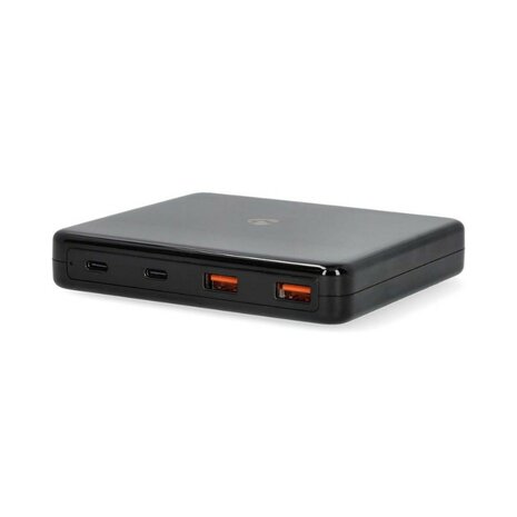 Nedis chargeur USB PD3.0 65W GaN charge rapide, sélection automatique de la tension, noir