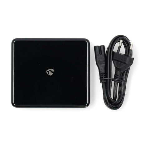 Nedis chargeur USB PD3.0 65W GaN charge rapide, sélection automatique de la tension, noir
