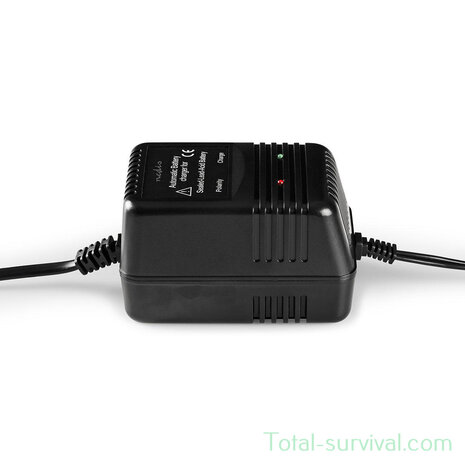 Nedis smart battery charger, 2/6/12V DC 0.6A