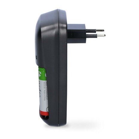 Nedis chargeur de piles Nedis NiMH AA / AAA / E-Block (9 V), noir