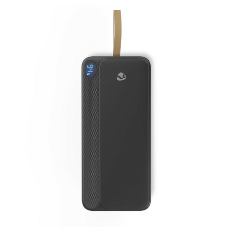 Nedis Draagbare Powerbank PD3.0 20W, 30.000 mAh, zwart