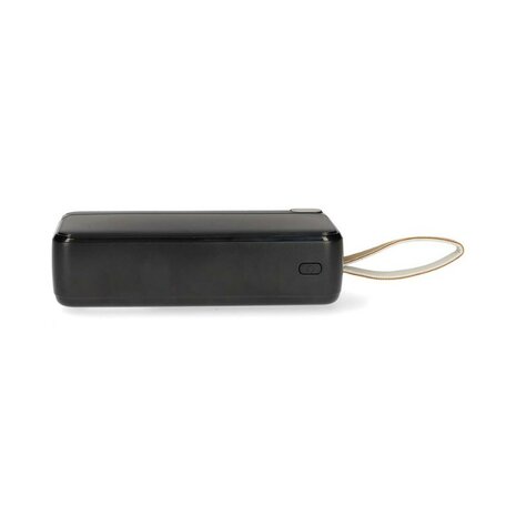 Nedis Draagbare Powerbank PD3.0 20W, 30.000 mAh, zwart
