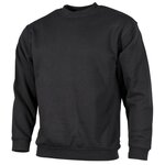 MFH Sweatshirt 340 g/m² met ronde hals, zwart